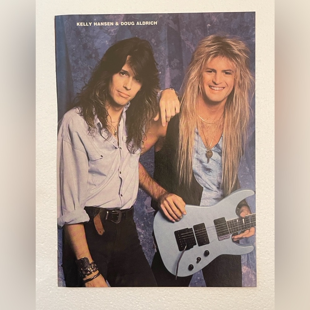 Vintage Hair Metal Poster Featuring Hurricane’s Jelly & Doug